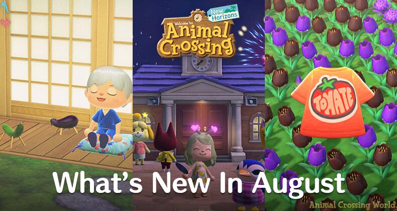 Animal Crossing: New Horizons-August 2023 Additions (Bugs, Fish, Seasonal Items)